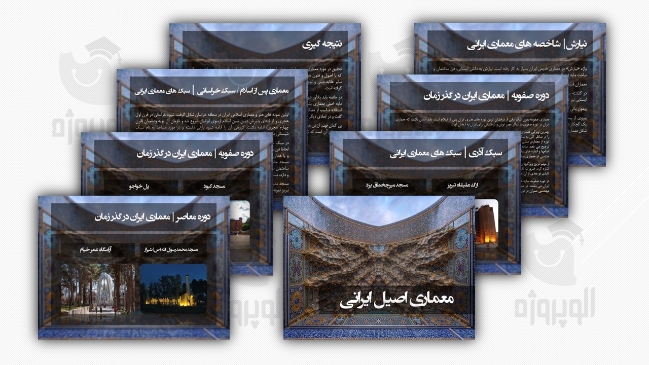 پاورپوینت کامل بررسی معماری اصیل ایرانی پاورپوینت کامل بررسی معماری اصیل ایرانی